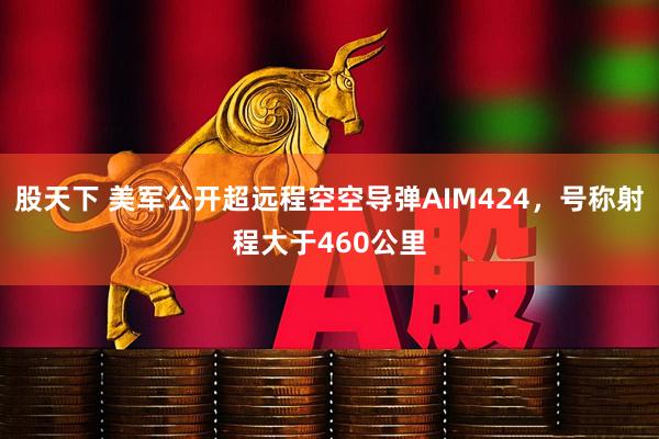 股天下 美军公开超远程空空导弹AIM424，号称射程大于460公里