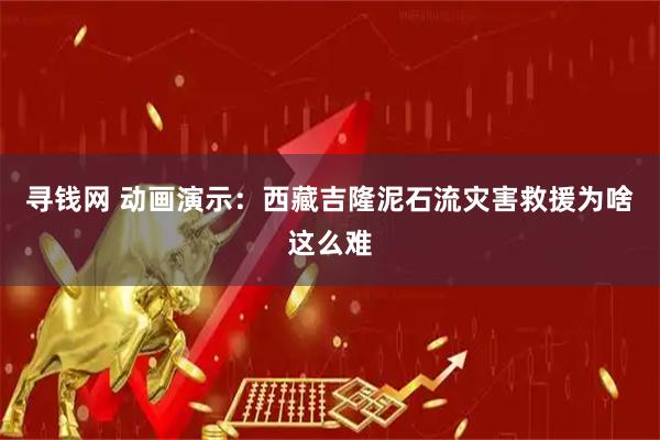 寻钱网 动画演示：西藏吉隆泥石流灾害救援为啥这么难